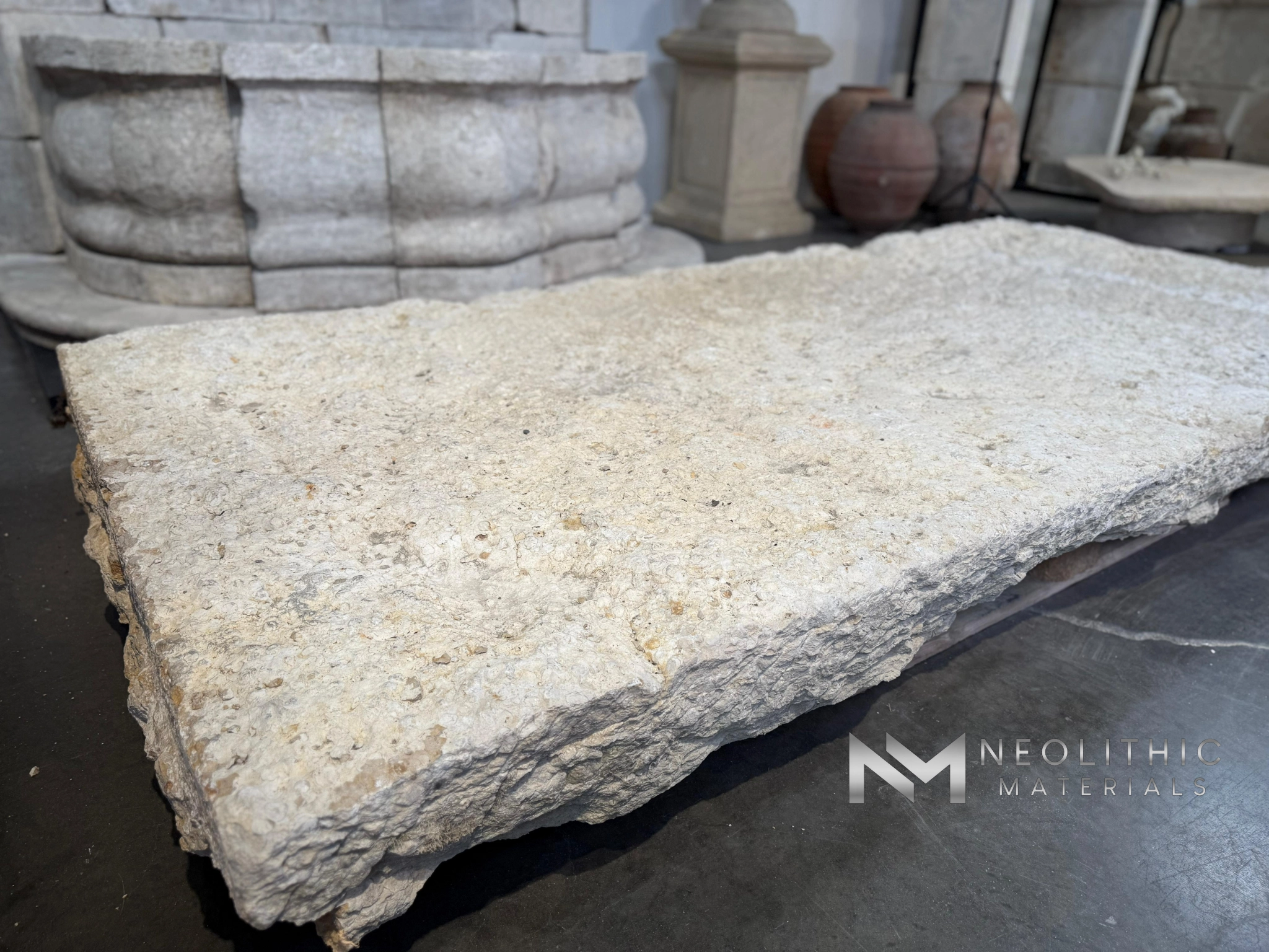 French Antique Limestone Slab - Image 6